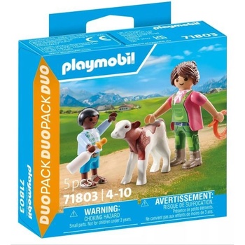 Playmobil Playmobil: Комплект фермер с теле (71803)