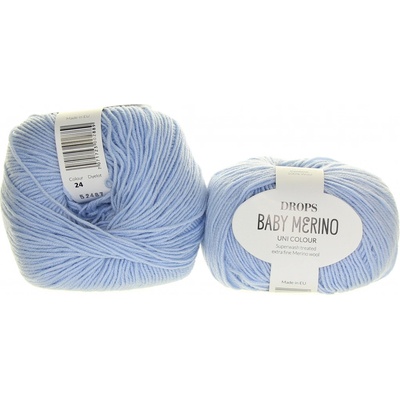 Drops Baby Merino 24 světle modrá