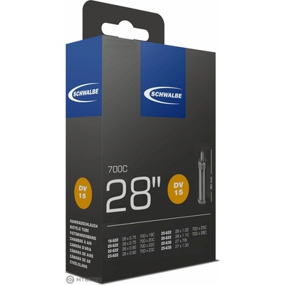 Schwalbe 28x 0.70-1.10 duše, Dunlop ventil 40 mm