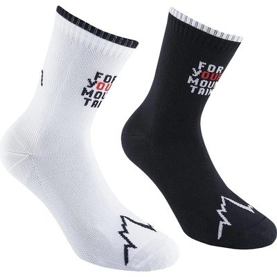 LA SPORTIVA For Your Mountain Socks Black White