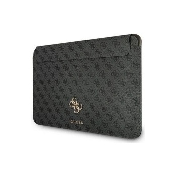 Guess GUCS13G4GFGR PU 4G Metal Logo Computer Sleeve 13" Grey