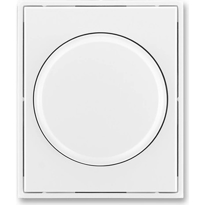 ABB 3294E-A00123 01 Time®, Element® Kryt stmívače s otočným ovladačem, s upevňovací maticí, bílá / ledová bílá