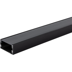 OPTONICA АЛУМИНИЕВ ПРОФИЛ ЗА LED ЛЕНТА ЧЕРНО ТЯЛО/ЧЕРЕН КАПАК L=2m 40x20mm (5120)