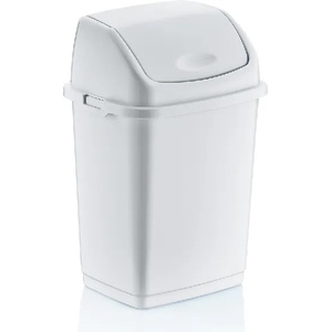 Dünya Plastik DUNYA-Кош с люлеещ капак 50lt. "FANTASY" БЯЛО(09705) (0151390)