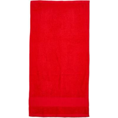 Fair Towel organic Cozy Bath Sheet bavlněný ručník FT100BN 100 x 150 cm red