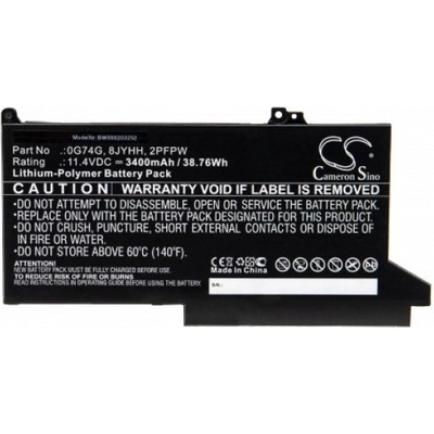 VHBW Батерия за Dell Latitude 12 7280 / 12 7480 / 12 5300, 3400 mAh (888203252)