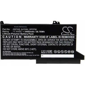 VHBW Батерия за Dell Latitude 12 7280 / 12 7480 / 12 5300, 3400 mAh (888203252)