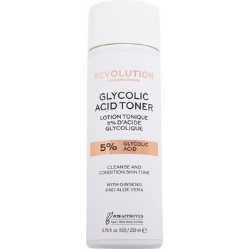Revolution Beauty Тоник за лице Glycolic Acid 5%, 200 ml