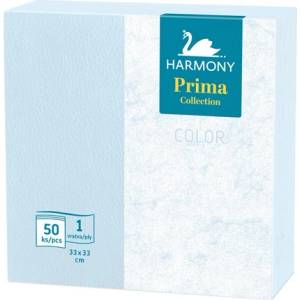 Harmony Салфетки HARMONY еднослойни сини 7 x 50 бр