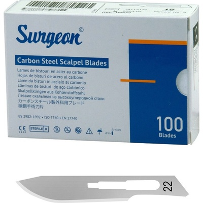 Surgeon Skalpelová čepieľka sterilná č. 22 - 1ks