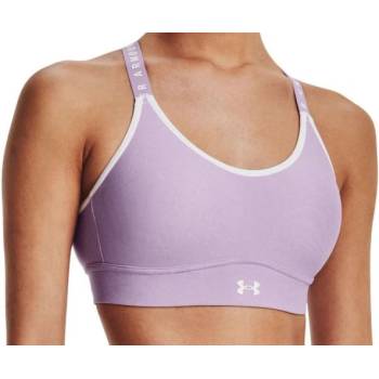 Under Armour Дамски сутиен Under Armour Women's Infinity Mid Heather Cover Sports Bra - Сив