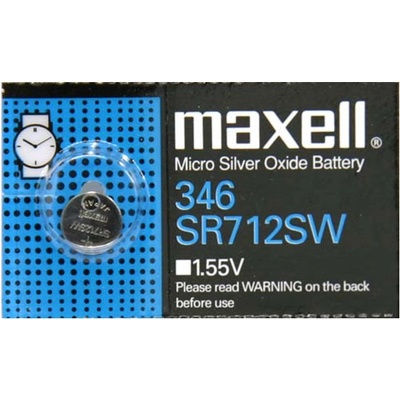 Maxell Батерия maxell sr-712-sw/346, 1.55v, сребърна (mlbssr712sw)