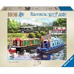 Ravensburger Пъзел Ravensburger от 1000 части - Един ден на канала (12001255)
