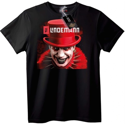 NOONEBRAND Тениска Lindemann с червена шапка - 2XL, Black
