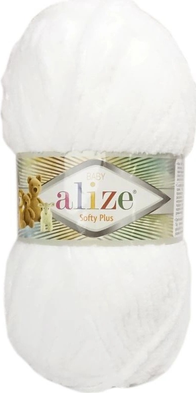 Alize Softy Plus 55 biela