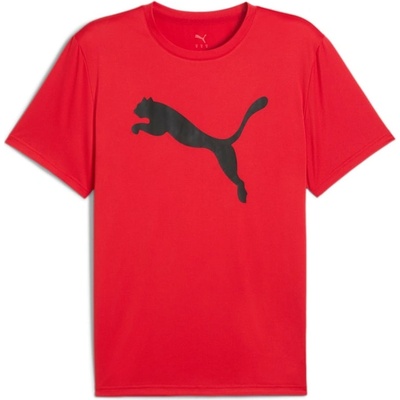 Puma Pánské triko ESS Solid Big Cat Tee Red