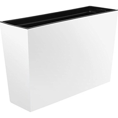 Lamela Květináč 56 x 18 x 36 cm plast bílý