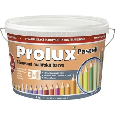 Prolux Oteruvzdorná farba na stenu Pastell oranžová pastel. 7 kg +1 kg