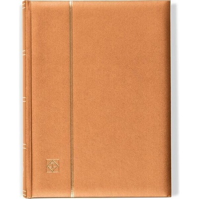 Leuchtturm Zásobník na známky COMFORT "Metalic Edition", černé listy, 64 stran Bronze