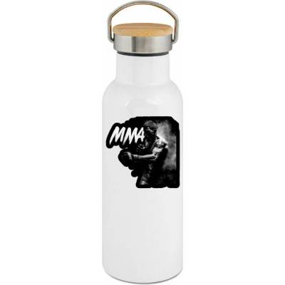 123TRIKO termoska MMA bojovník v mlze, bojový potisk 500 ml