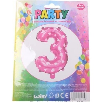 Wiky W-Balónek nafuk. číslo 3 modrý 818488