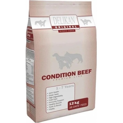 Delikan Dog dog ORIGINAL Condition BEEF 12 kg