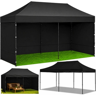 Tomido 29335 3x6 m Černý – Zboží Mobilmania