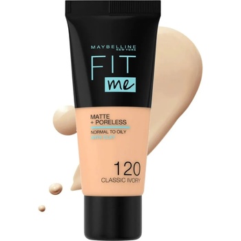 Maybelline New York Maybelline Фон дьо тен Fit Me Matte, 120 Classic Ivory, 30 ml