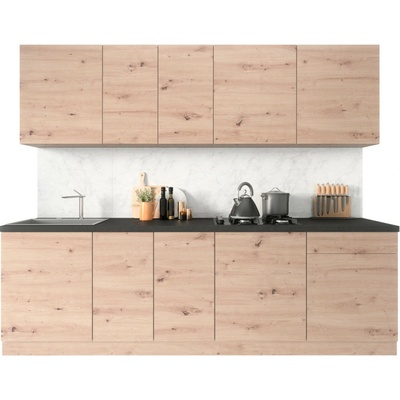 GALA Kuchyňská sestava LANGEN 2,6 m dub artisan