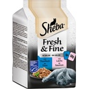 Sheba Fresh & Fine Losos a Tuňák v želé 12 x 50 g