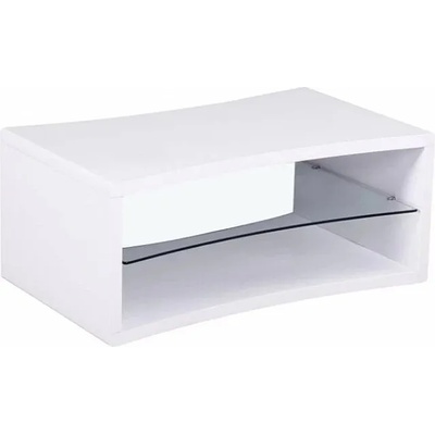 ЕВРОМАР Холна маса karina - бяло гланц/стъкло (100.002.0199)