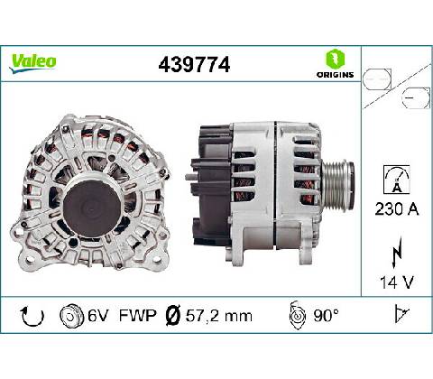 Alternátor VALEO 439774