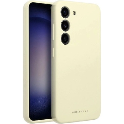Samsung Силиконов калъф кейс ROAR case CLOUD SKIN за Samsung S25 Plus 5G, Light Yellow