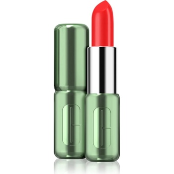 Clinique Pop Longwear Lipstick Satin сатенено червило цвят Poppy Pop 3.9 гр
