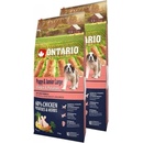 Ontario Puppy & Junior Large Chicken & Potatoes & Herbs 2 x 12 kg