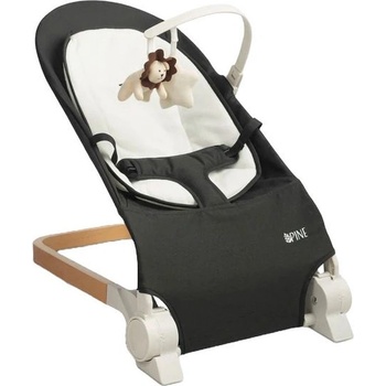 Caretero Бебешки шезлонг Caretero - Pine, черен (TERO-80610)