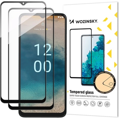 Wozinsky Комплект скрийн протектори от закалено стъкло Wozinsky Full Glue за Nokia G22, 9H, с черна рамка, 2бр (9145576275054)
