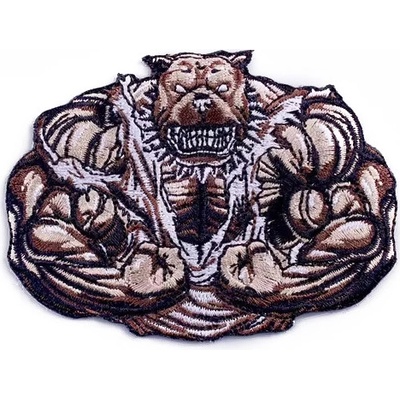 Nášivka Muscular Bulldog malá
