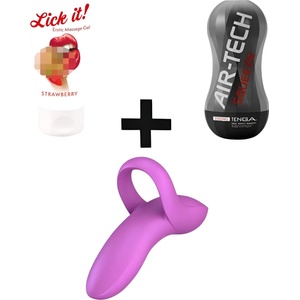 Vagyaim. hu Комплект за двойки - мастурбатор, вибратор, лубрикант - lovesexshop