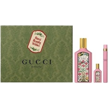 Gucci Flora by Gucci Gorgeous Gardenia EDP 100 ml + EDP 10 ml + EDP 5 ml darčeková sada