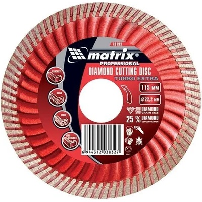 MTX Диск 230 х 22, 2 mm диамантен за сухо рязане Turbo Extra, MTX PROFESSIONAL