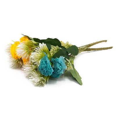 Рози букет 5цвята клонче 30см микс цветове (12553)