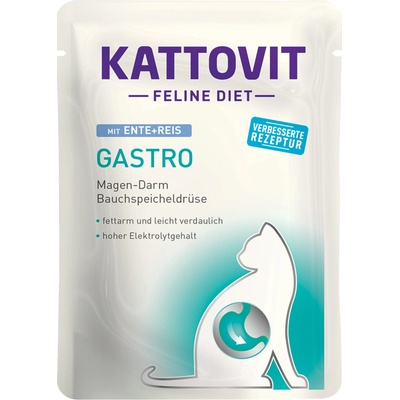 Katovit Feline Gastro 24 x 85 g losos a ryža