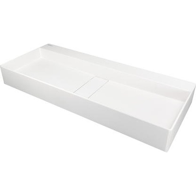 Deante Гранитен умивалник със скрит сифон BLUR, 80x40 cm, за плот, албастър (CQB_AU8S)