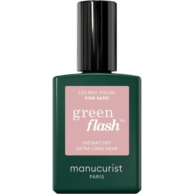 Manucurist Green Flash LED gel lak na nehty - Pink Sand (15 ml)