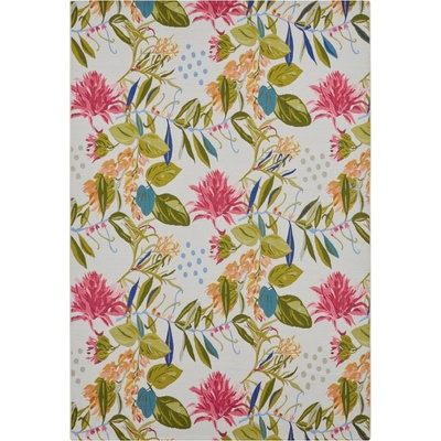 Hanse Home Collection Flair 105613 Flowers and Leaves Multicolored Viacfarebná