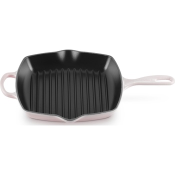 Le Creuset Грил тиган Signature квадратен 26 см светлорозов (20183267770422)