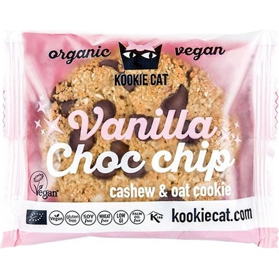 Kookie Cat Bio Bezlepkové Cookie vanilka čokoláda 50 g