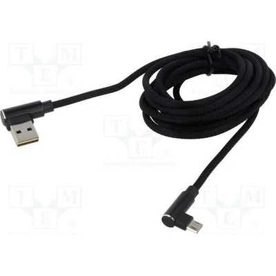 Savio CL-162 USB 2.0, 2m, černý