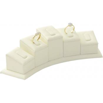 JKBox koženkový set stojanů na prsteny AD 680 A20